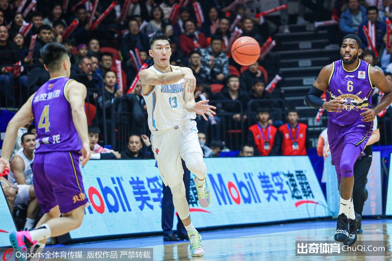 【战报】CBA-周琦22+10孙悦轮休，新疆128-83大胜北控