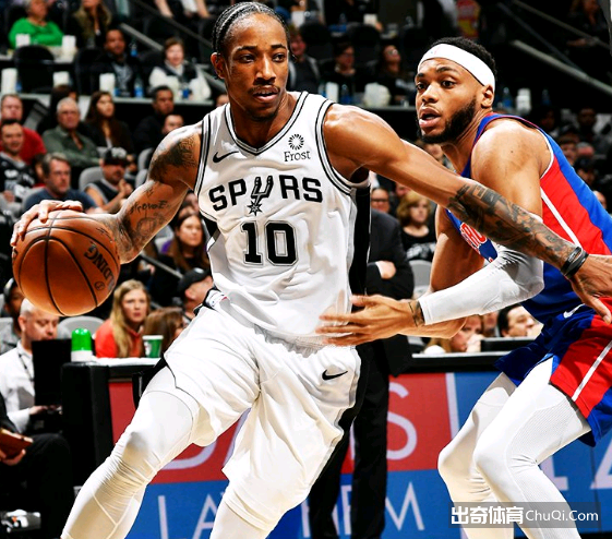 NBA常规赛-德罗赞29+5+8 马刺136-109轻取活塞