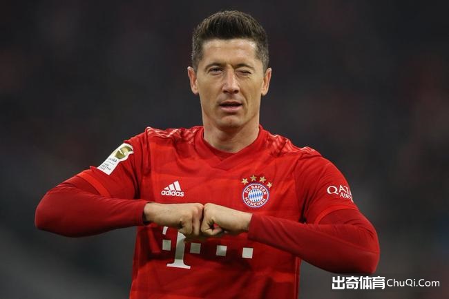德甲-莱万磁卡传射 穆勒蒂亚戈破门 拜仁5-0沙尔克
