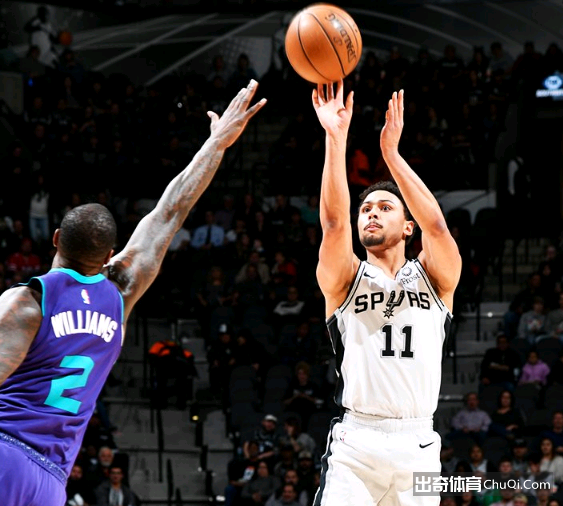 NBA-德罗赞24+6布里奇斯25+6 马刺114-90黄蜂