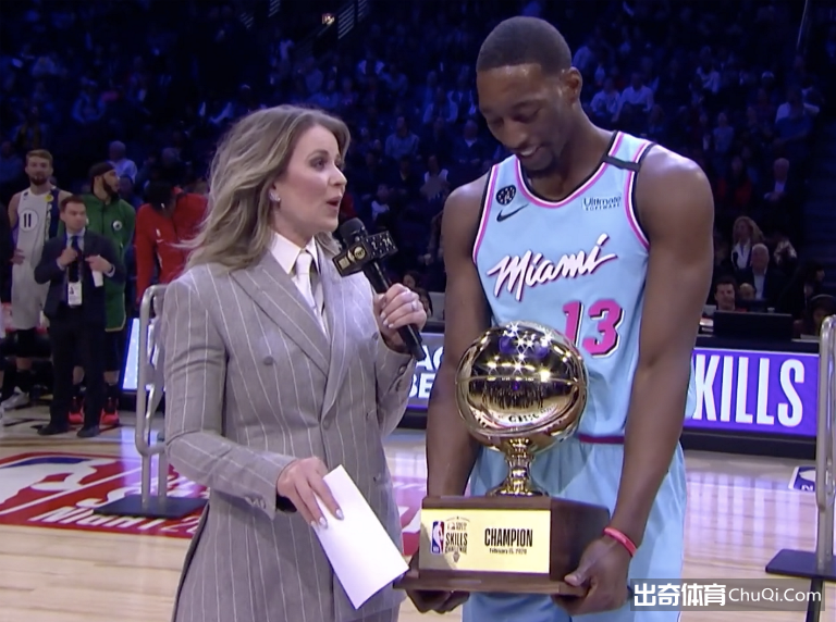 NBA全明星技巧大赛：阿德巴约击败萨博尼斯夺冠