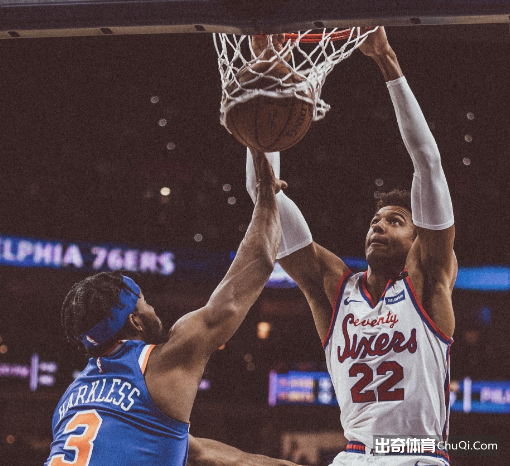 NBA-哈里斯34+7+7兰德尔30+10+5 76人115-106尼克斯