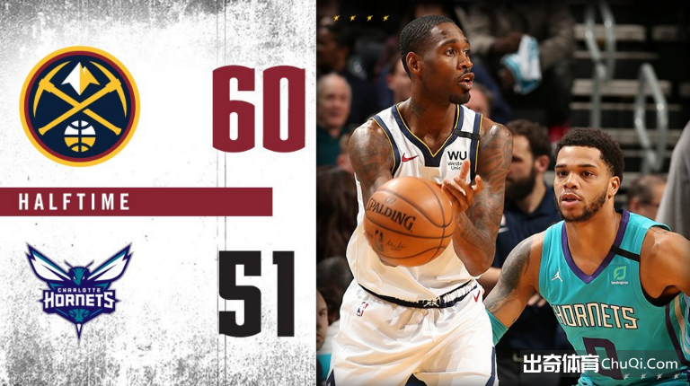 NBA-穆雷18+6约基奇14+11+8 掘金114-112黄蜂