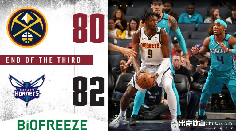 NBA-穆雷18+6约基奇14+11+8 掘金114-112黄蜂