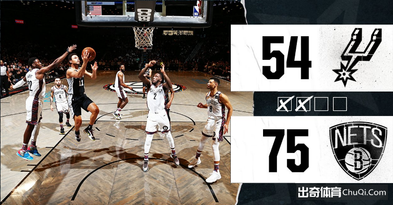 NBA-勒韦尔27+11+10德罗赞24+9 篮网139-121马刺