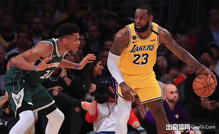 NBA-詹眉67分字母哥32+12+6 湖人113-103雄鹿