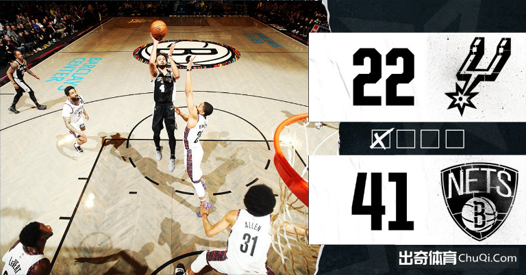 NBA-勒韦尔27+11+10德罗赞24+9 篮网139-121马刺