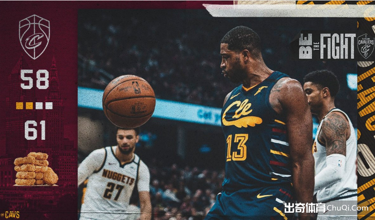 NBA-勒夫27分塞克斯顿25+6+5 骑士104-102掘金