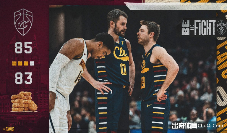 NBA-勒夫27分塞克斯顿25+6+5 骑士104-102掘金