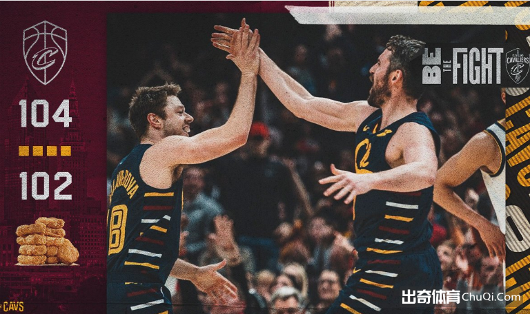NBA-勒夫27分塞克斯顿25+6+5 骑士104-102掘金