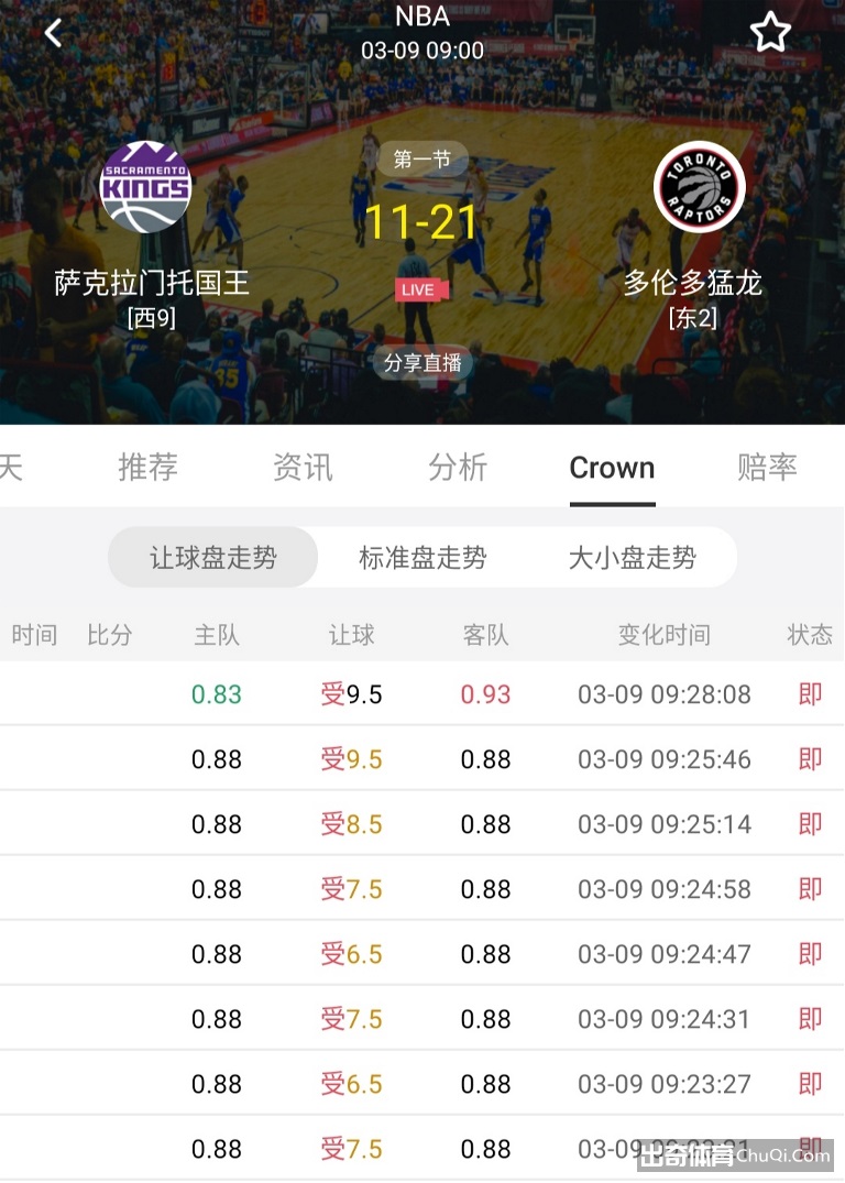 猛龙-9.5