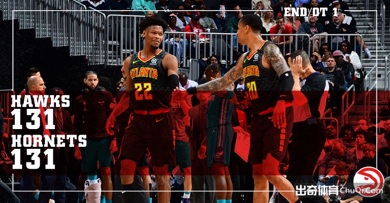 NBA-特雷杨31+16罗齐尔空砍40分 老鹰双加时险胜黄蜂