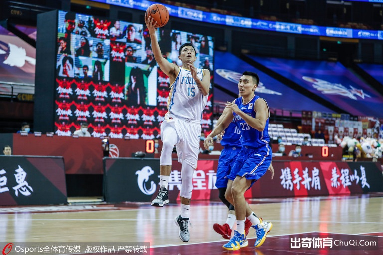 CBA-王哲林21+14劳森26分 福建129-88大胜天津