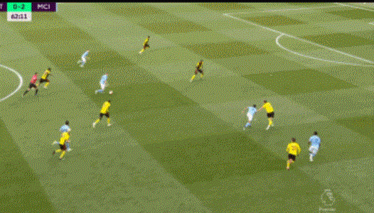 英超-斯特林双响福登拉波尔特破门 曼城客场4-0沃特福德