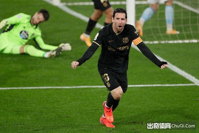 西甲-法蒂破门 梅西造乌龙 10人巴萨3-0客胜