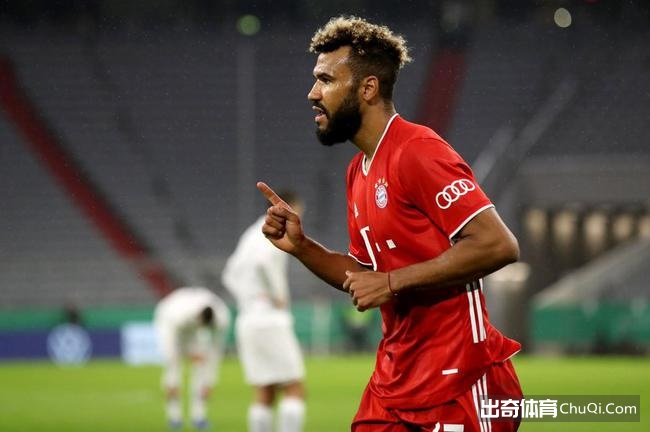 德国杯-舒波莫廷首秀两球+造点，拜仁3-0杜伦晋级