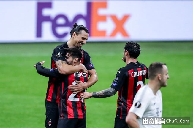 欧联-伊布失点达洛特传射 米兰3-0获两连胜