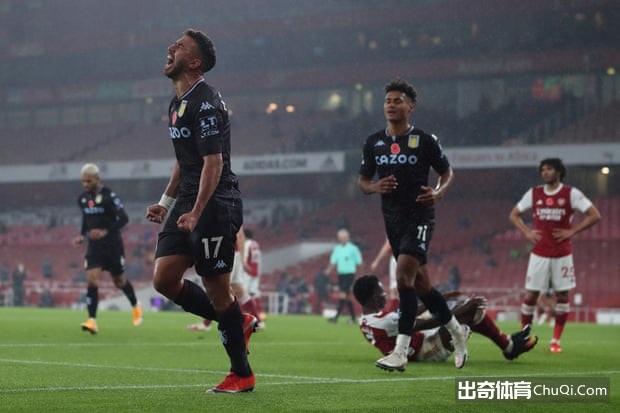 英超-萨卡乌龙沃特金斯获双响 阿森纳0-3惨败维拉