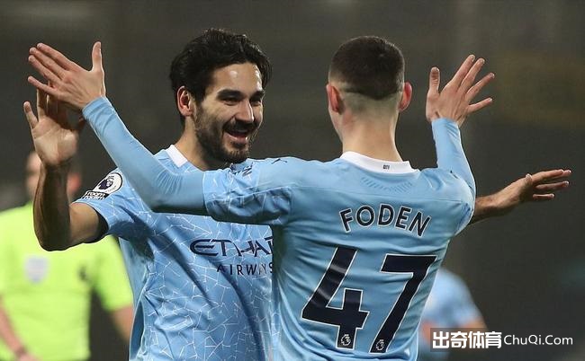 英超-京多安双响马赫雷斯传射 曼城5-0西布朗7连胜登顶