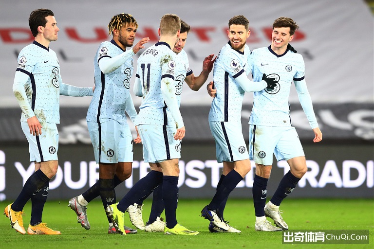 英超-芒特破门若日尼奥点射，切尔西2-1谢菲联夺3连胜