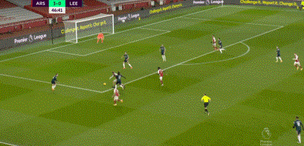 英超-奥巴梅扬戴帽贝莱林破门 阿森纳4-2利兹联