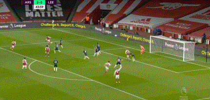 英超-奥巴梅扬戴帽贝莱林破门 阿森纳4-2利兹联