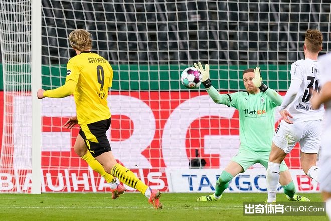 德国杯-哈兰德失单刀桑乔制胜 多特1-0门兴进4强
