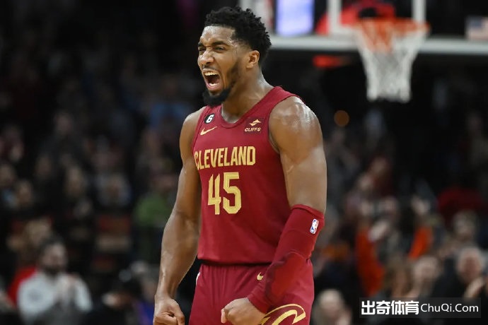 米切尔本赛季9次砍下40+ 骑士队史继詹姆斯之后第二位！