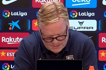 罕见！科曼赛前发布会只出席三分钟，读完声明就离席