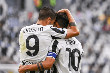 尤文官方：莫拉塔右大腿轻度损伤，迪巴拉左大腿拉伤