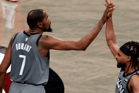 NBA战报：奇才90-104篮网 杜兰特25+8米尔斯再砍21分