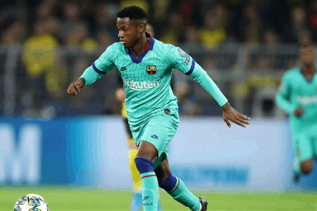 巴萨更新战巴列卡诺21人名单：法蒂因伤缺席