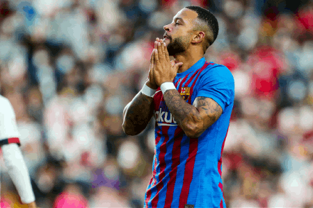 西甲-德佩造点+罚丢法尔考破门 巴萨0-1巴列卡诺遭两连败