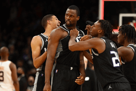 28日NBA战报总汇：巴恩斯1.4秒绝杀 湖人篮网皆落败