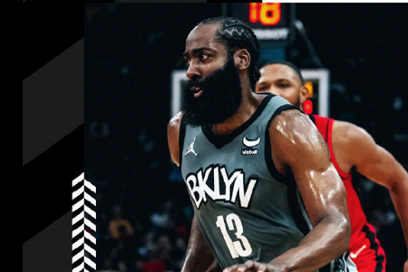 NBA战报：篮网104-114火箭 KD轮休哈登25分火箭破网7连胜