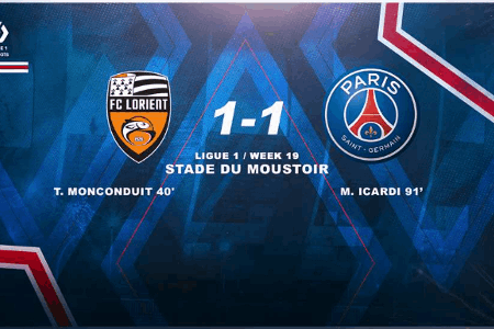 1-1绝平！梅西中柱+哑火，巴黎创2大耻辱纪录