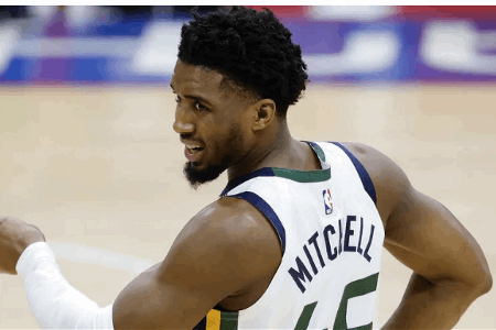 爵士核心米切尔因背伤将缺席未来两场客场之旅