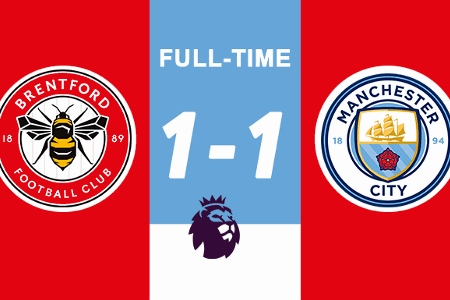 1-0！德布劳内助攻福登破门，曼城豪取十连胜强势领跑