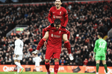 英超-南野拓实生日进球 利物浦3-0布伦特福德