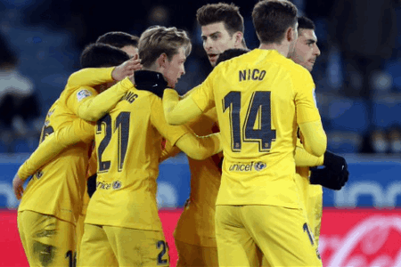 西甲-费兰托雷斯送助攻德容绝杀，巴萨1-0阿拉维斯升至第5