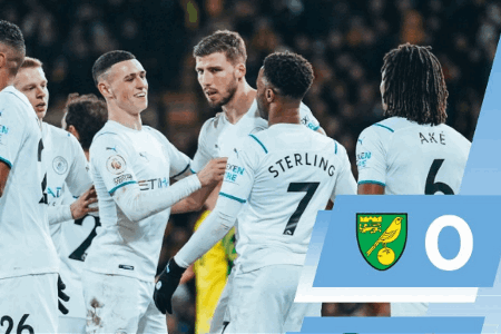 英超-斯特林帽子戏法福登破门 曼城4-0诺维奇 