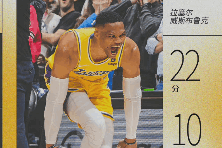 NBA战报：湖人128-123猛龙 詹姆斯36份威少抢断绝平三分