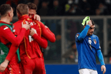 意大利连续两届无缘世界杯，历史第四次缺席