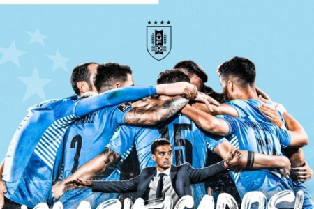 乌拉圭晒海报庆祝晋级世界杯：卡塔尔，我们来了！