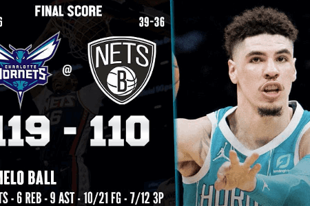 NBA战报：黄蜂119-110篮网 三球33+7+9欧文主场首秀22中6