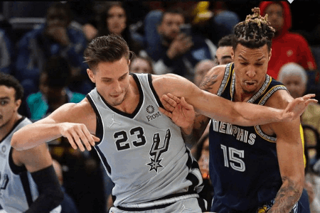 NBA战报：灰熊112-111马刺 小琼斯25+5+6默里33分13板