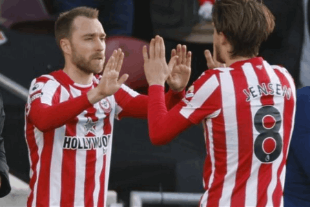 爱神归来！埃里克森时隔2年英超再度破门，近4场独造4球 