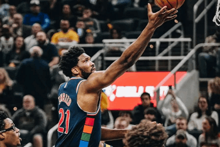 NBA战报：76人131-122步行者 恩比德45+13希尔德25分