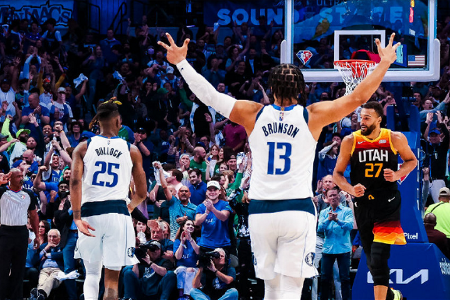 NBA战报：爵士104-110独行侠 布伦森41+8+5米切尔34分