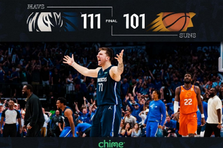 NBA战报：太阳101-111独行侠 东契奇26+7+11布克35分